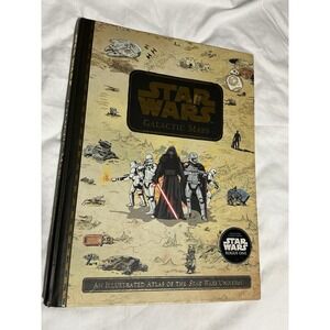 Star Wars Galactic Map 2016 Lucas film press illustrated Atlas 2nd Edition Book